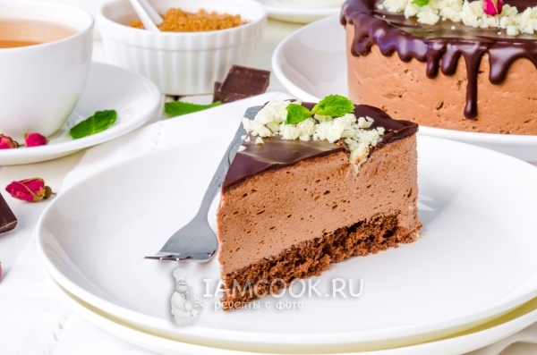 Шоколадный торт птичье молоко