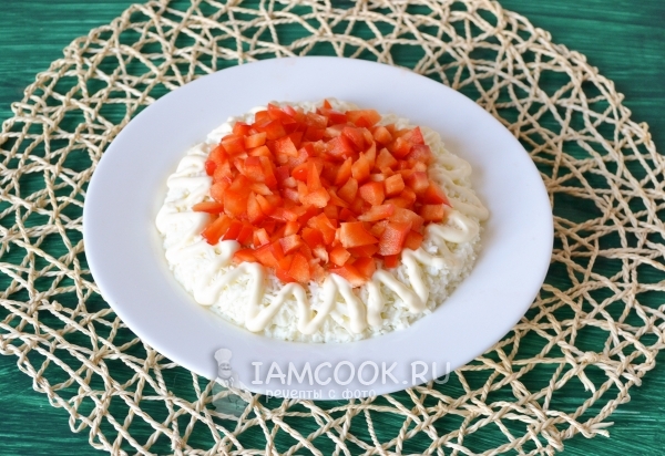 Выложить кубики перца