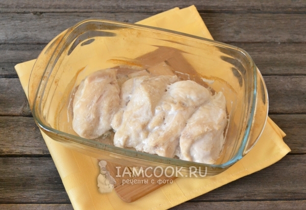 Запечь куриное филе