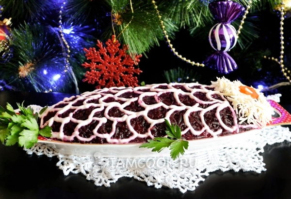 Фото салата «Шпроты под шубой»