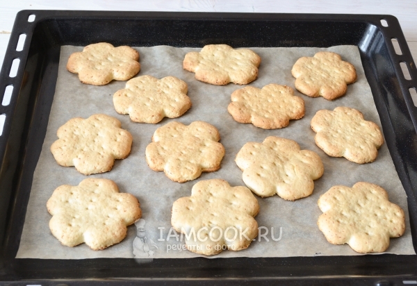 Рецепт песочного печенья с творогом на скорую руку