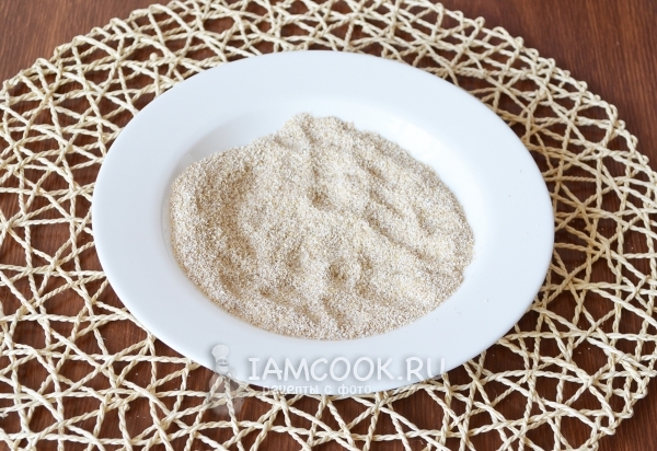 Подготовить овсяные отруби