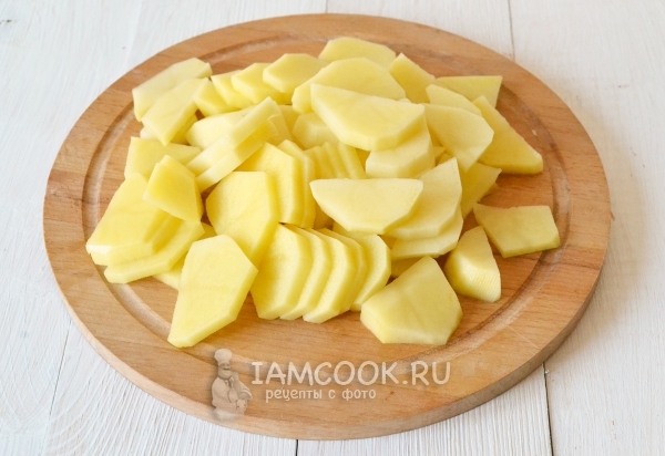 Порезать картофель