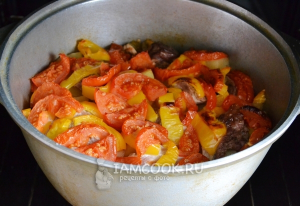 Хашлама по-чувашски в казане