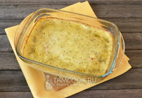 Готовая курица в сливках в духовке