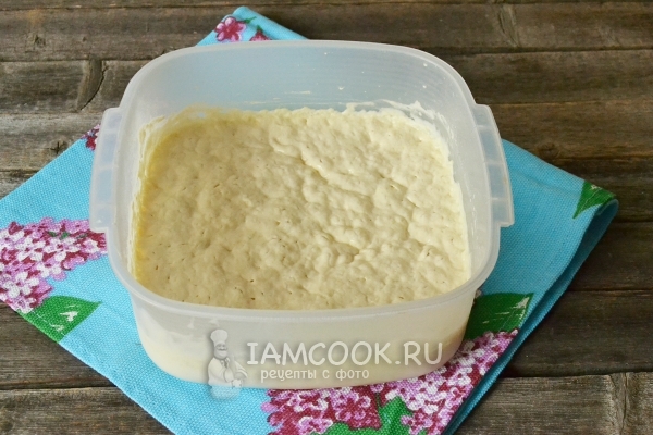 Дать массе подойти