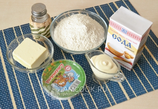 Ингредиенты для теста для курника на маргарине