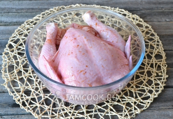 Замариновать курицу