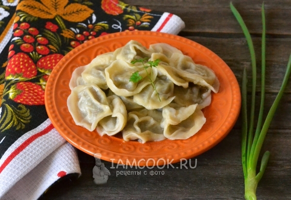 Фото постных пельменей