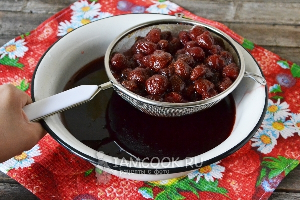 Откинуть ягоды на дуршлаг