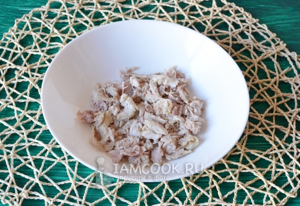 Порезать куриное филе