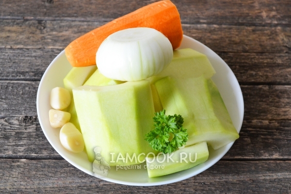 Почистить овощи