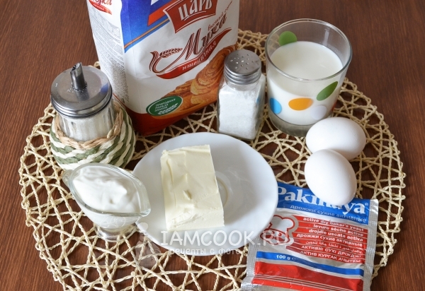 Ингредиенты для наливных шанег