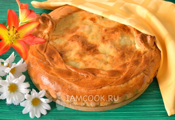 Рецепт пирога с рыбными консервами и картошкой