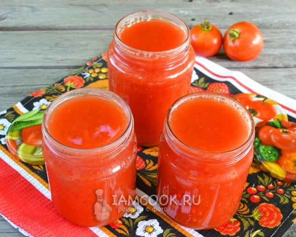 Разлить сок по банкам