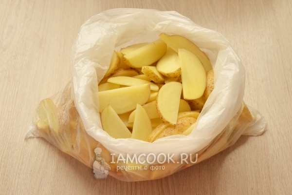 Порезать картофель