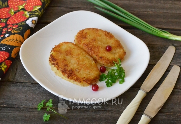 Фото постных картофельных котлет
