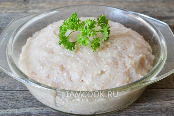 Размешать фарш