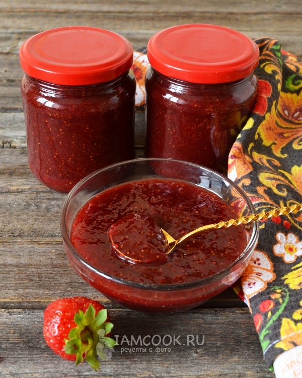 Рецепт джема 5-минутки из клубники