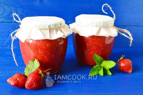 Рецепт сырого (живого) варенья из клубники