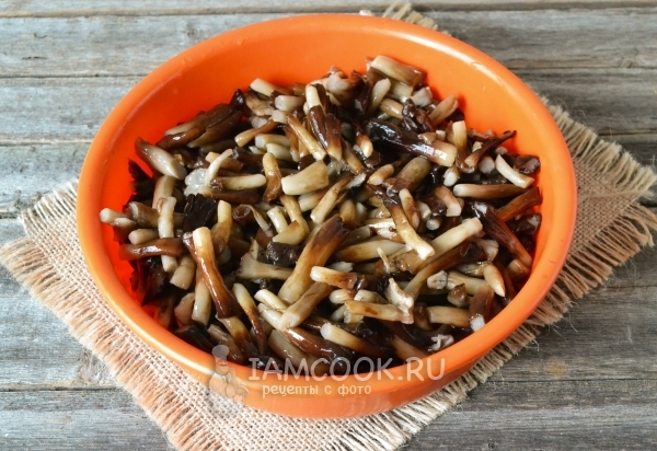 Отварить грибы