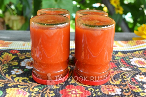 Фото кетчупа с болгарским перцем на зиму в домашних условиях