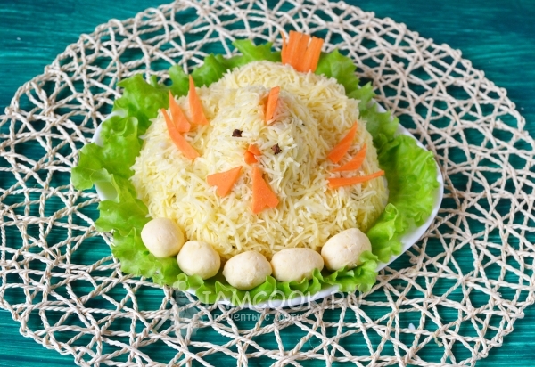 Рецепт салата «Курочка»