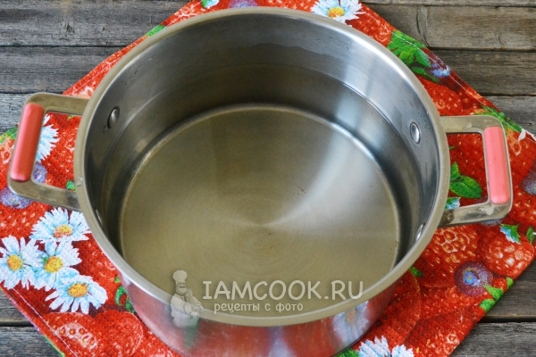 Нагреть воду