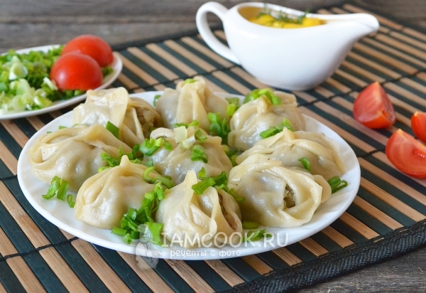 Рецепт мантов с мясом и картошкой