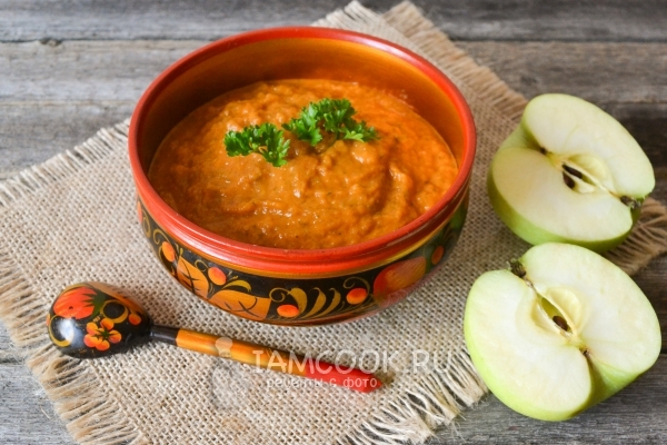 Рецепт кабачковой икры с яблоками на зиму