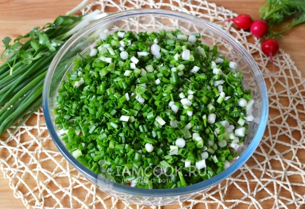 Добавили зелёный лук