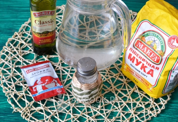 Ингредиенты для теста