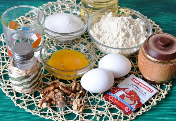 Ингредиенты для чак-чака, который тает во рту