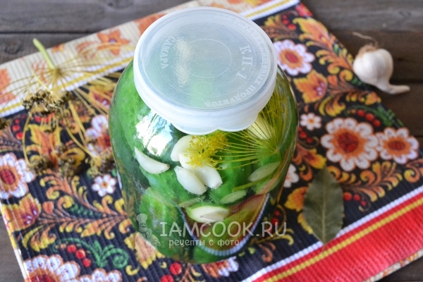 Закрыть банку крышкой