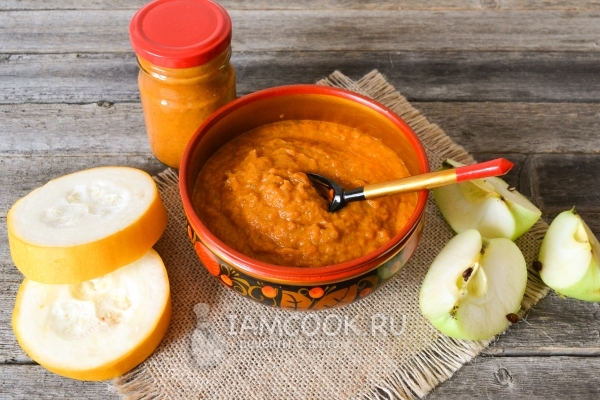 Фото кабачковой икры с яблоками на зиму