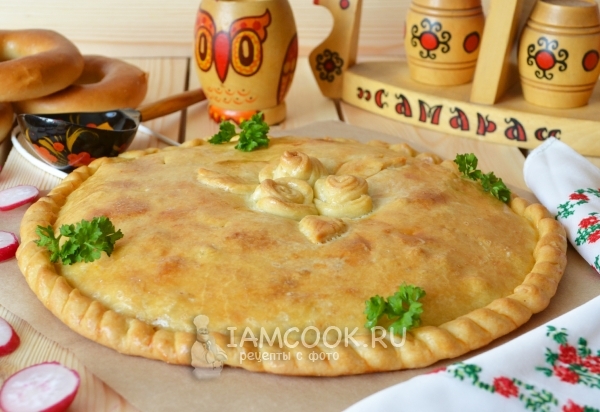 Рецепт курника со свининой