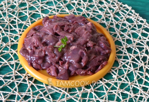 Порезать печенку