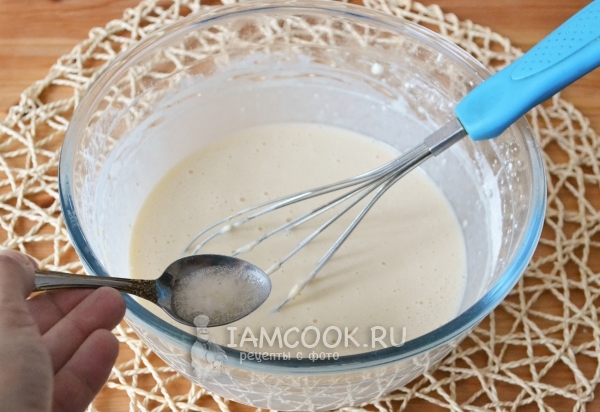 Добавить гашеную соду