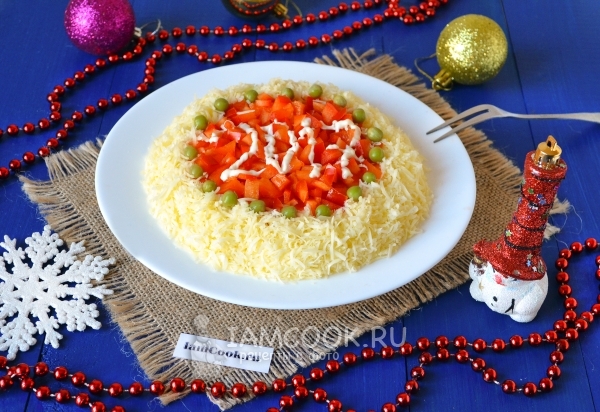 Фото салата «Новогодний триумф»