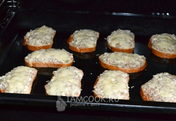Запечь бутерброды в духовке