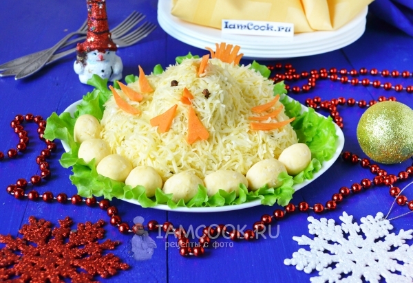 Фото салата «Курочка»