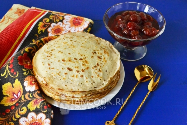 Рецепт блинов на кислом молоке без яиц