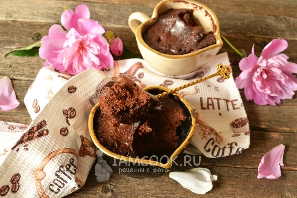 Рецепт шоколадного кекса в микроволновке за 3 минуты