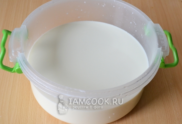 Молоко нагреть