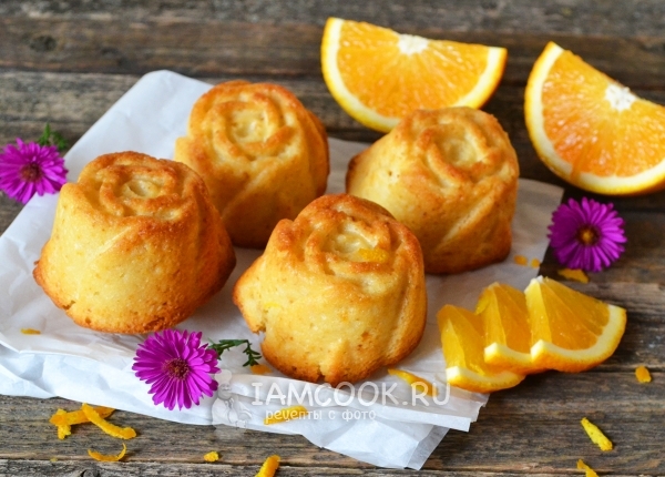 Рецепт кекса с апельсиновой цедрой