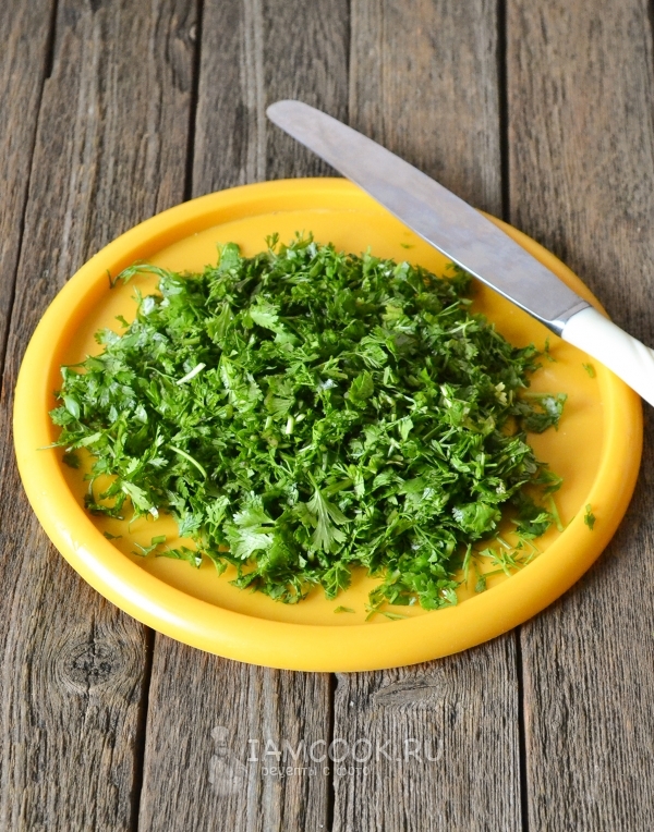 Нарезанная зелень