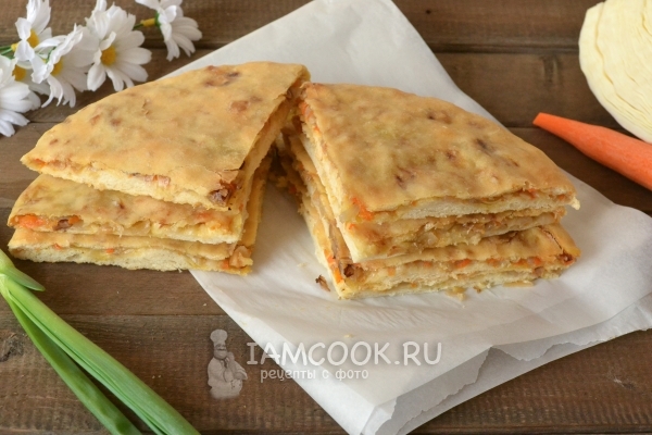 Фото постного осетинского пирога
