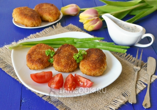 Фото вкусных постных рыбных котлет