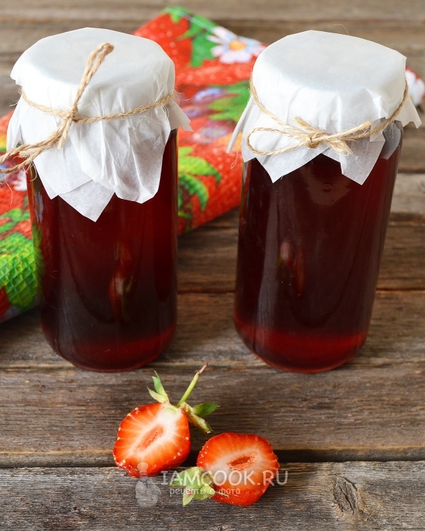 Рецепт клубничного сиропа на зиму