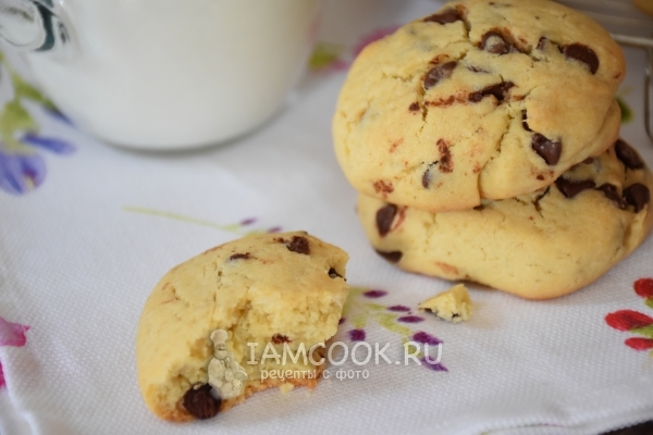 Рецепт печенья с шоколадными каплями